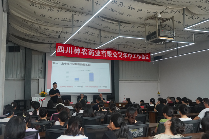 四川神農藥業有限公司召開2024年中工作會議